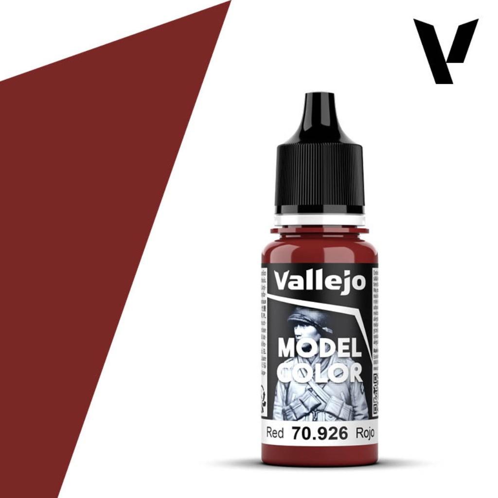 Vallejo Model Color Red 17ml Acrylic Paint Vallejo Model Color Vallejo Default Title  