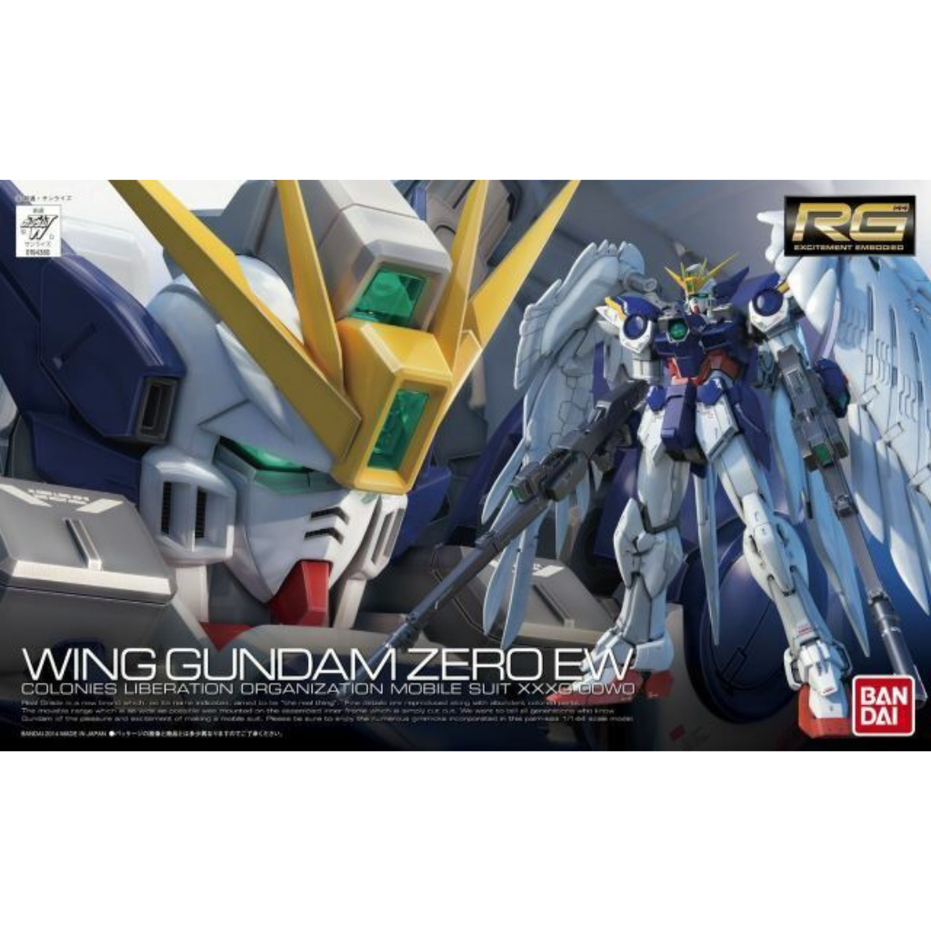 RG 1/144 WING GUNDAM ZERO EW Gundam Model Kit Bandai Default Title  