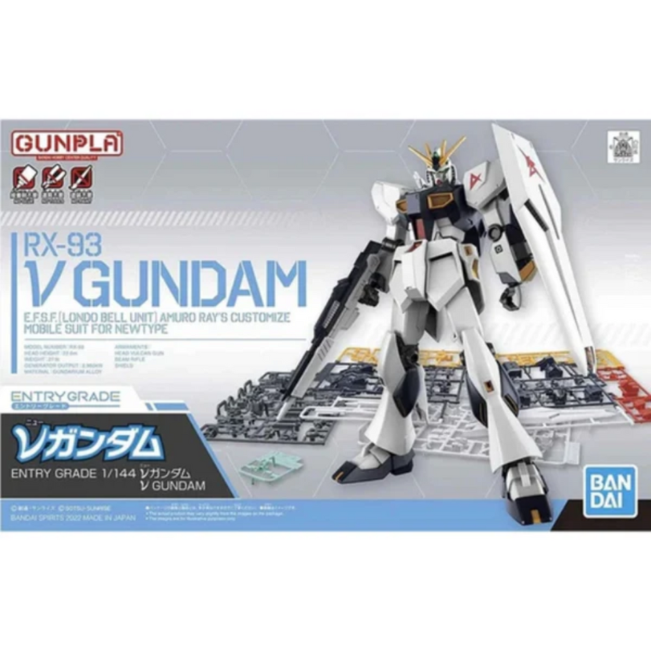 ENTRY GRADE 1/144 RX93 NU GUNDAM Gundam Model Kit Bandai Default Title