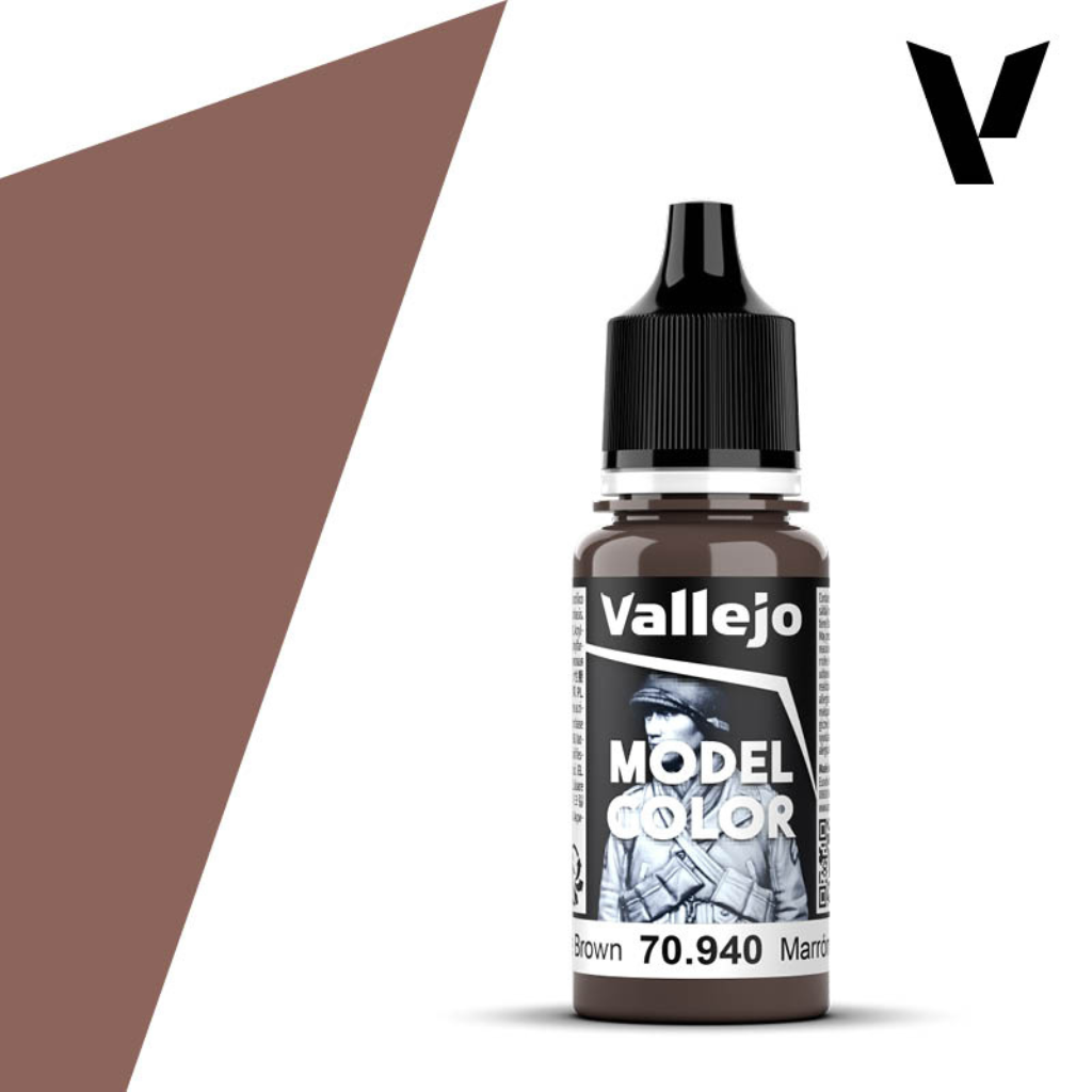 Vallejo Model Color Saddle Brown 17ml Acrylic Paint Vallejo Model Color Vallejo Default Title  