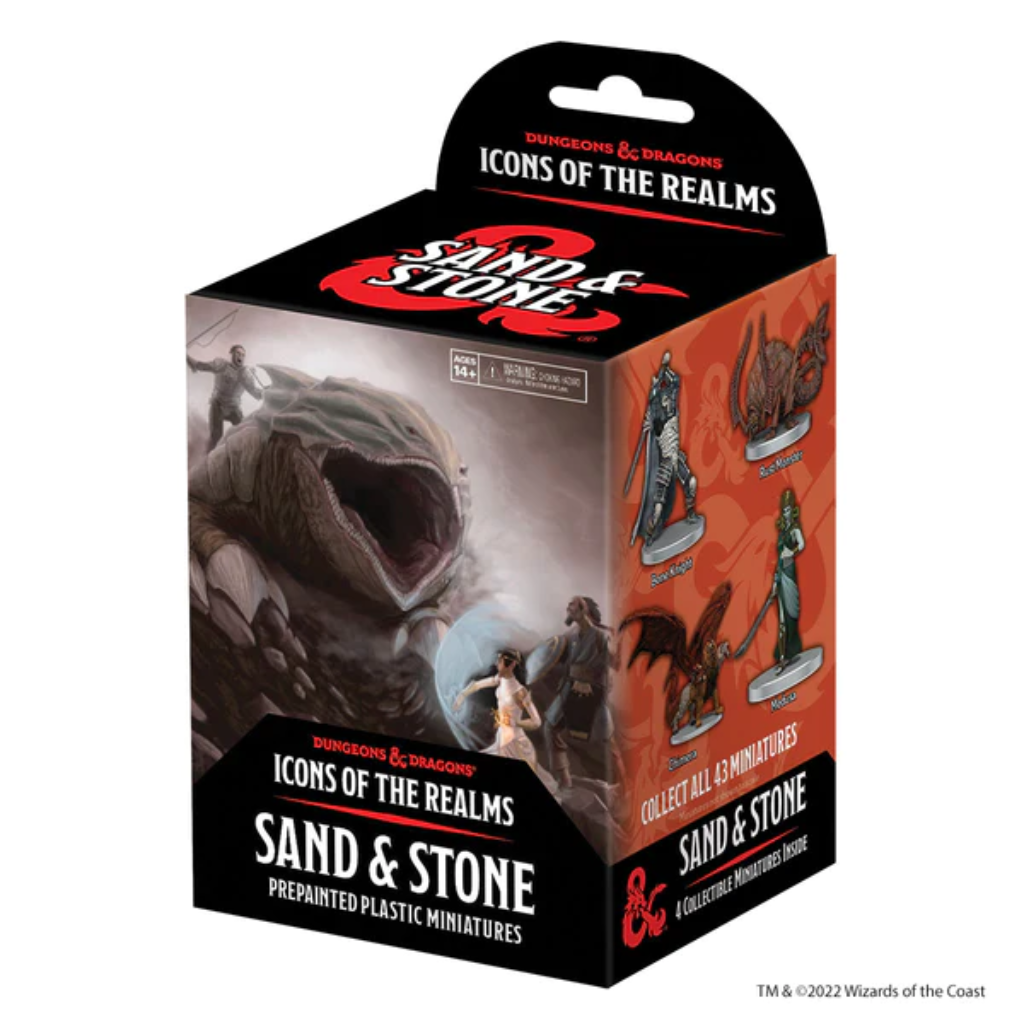 D&D Icons of the Realms Sand & Stone Blind Box Dungeons & Dragons Dungeons & Dragons   