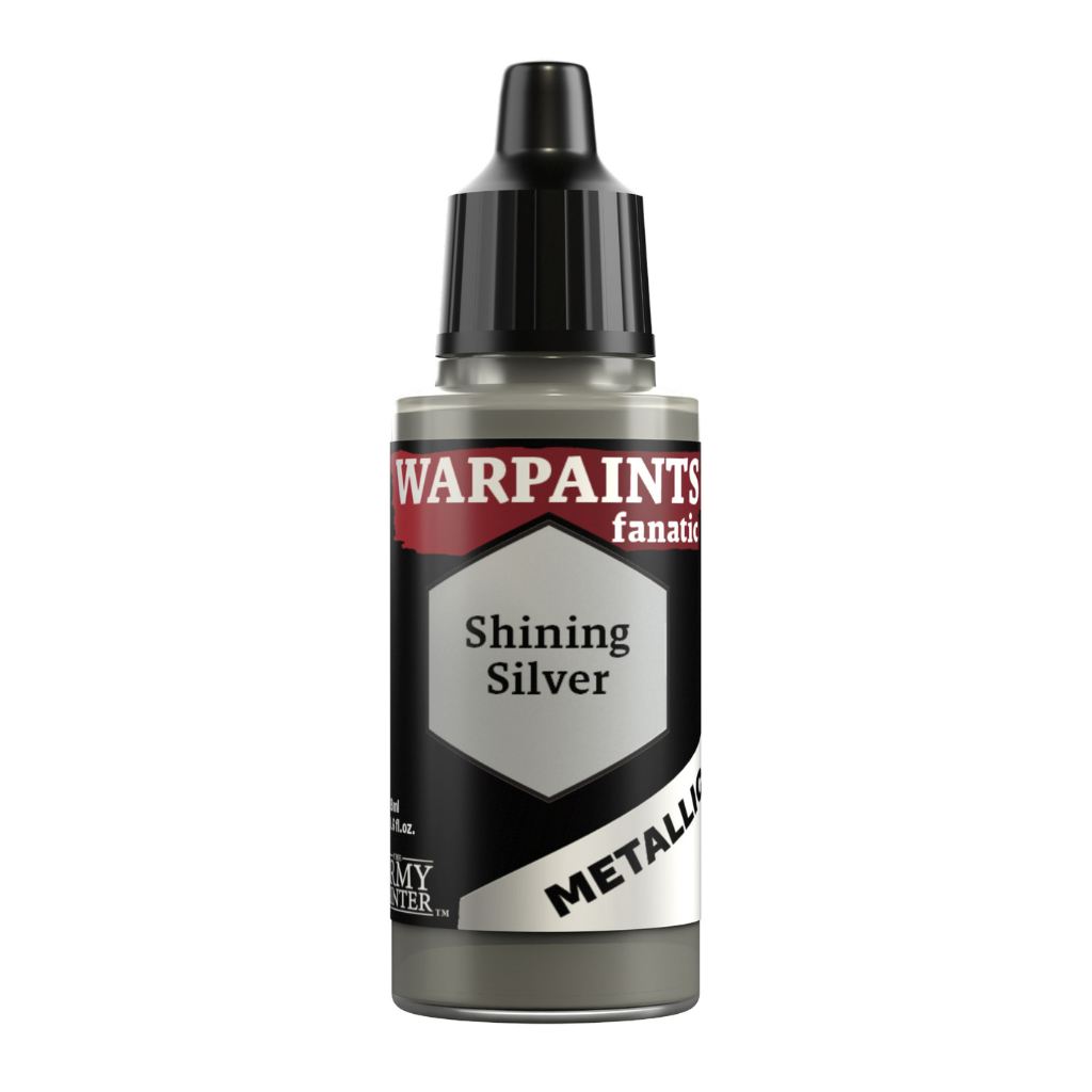 Army Painter - Warpaints Fanatic - Metallic - Shining Silver Army Painter Warpaint Fanatic The Army Painter Default Title  