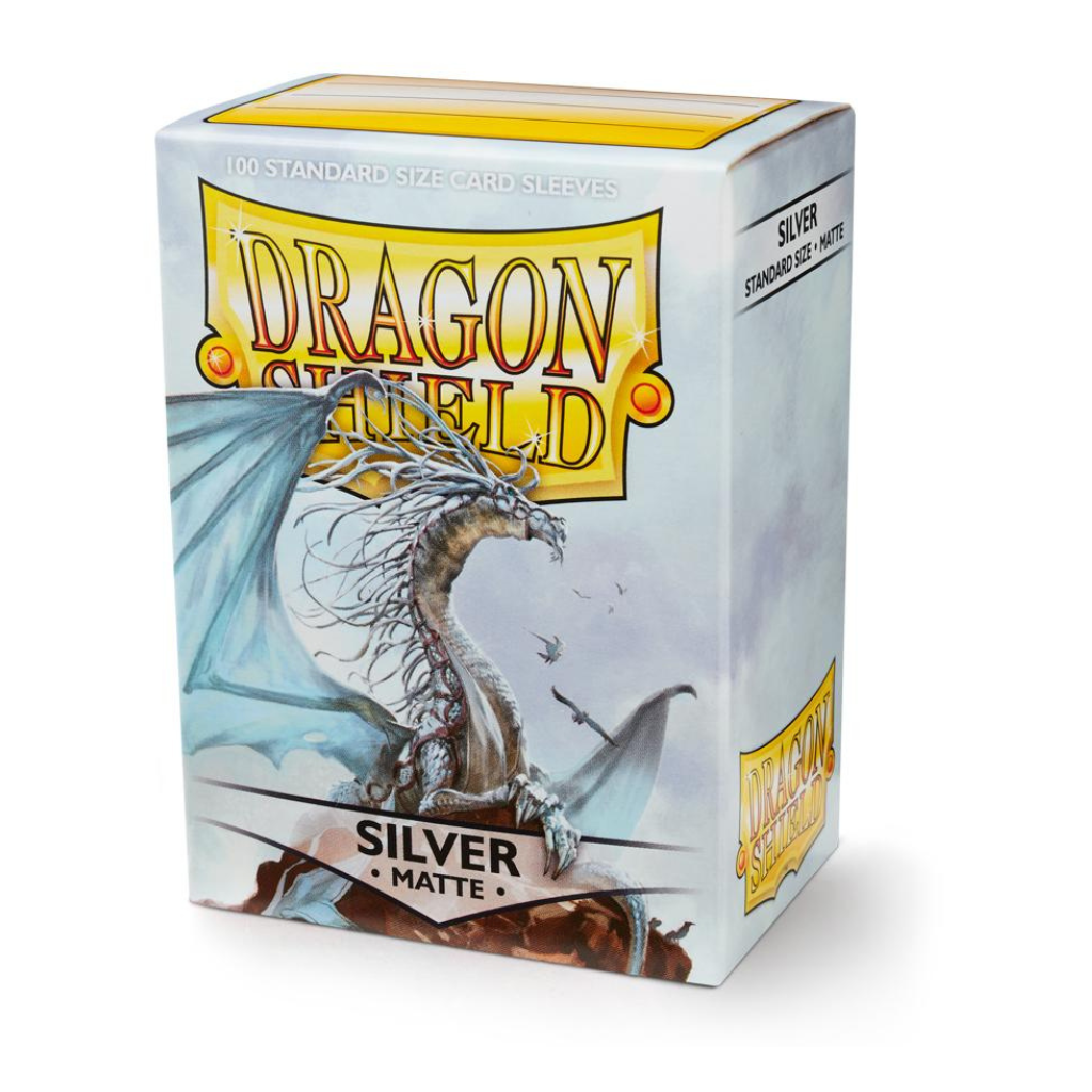 Dragon Shield Matte Sleeves - Silver Card Sleeves Dragon Shield   