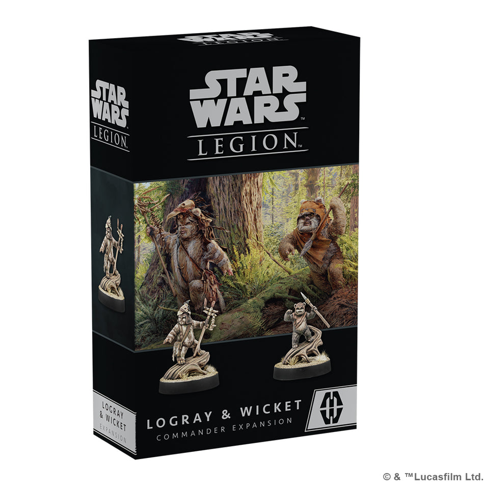 Star Wars Legion Logray & Wicket Commander Expansion Star Wars Legion Atomic Mass Games Default Title  