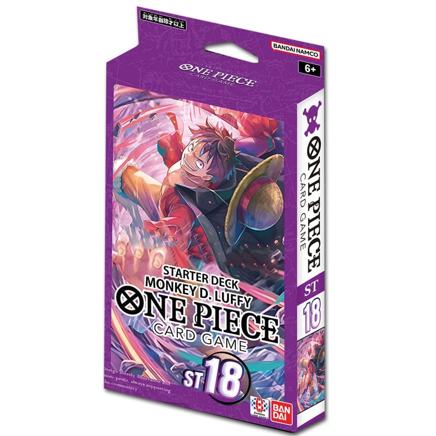 One Piece Card Game Monkey D. Luffy (ST-18) Starter Deck One Piece Bandai Default Title