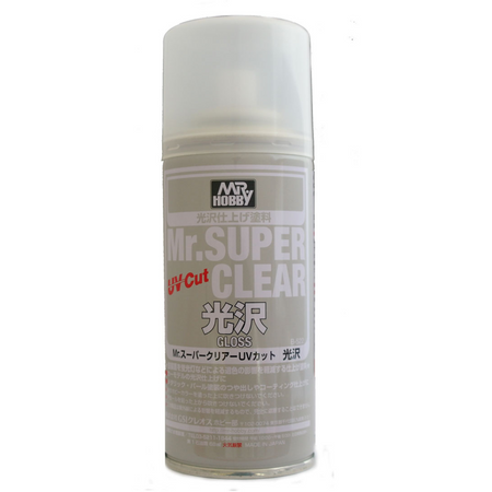 GN B522 Mr Super Clear UV Cut Gloss 170ml Spray Mr Hobby Sprays Mr Hobby   