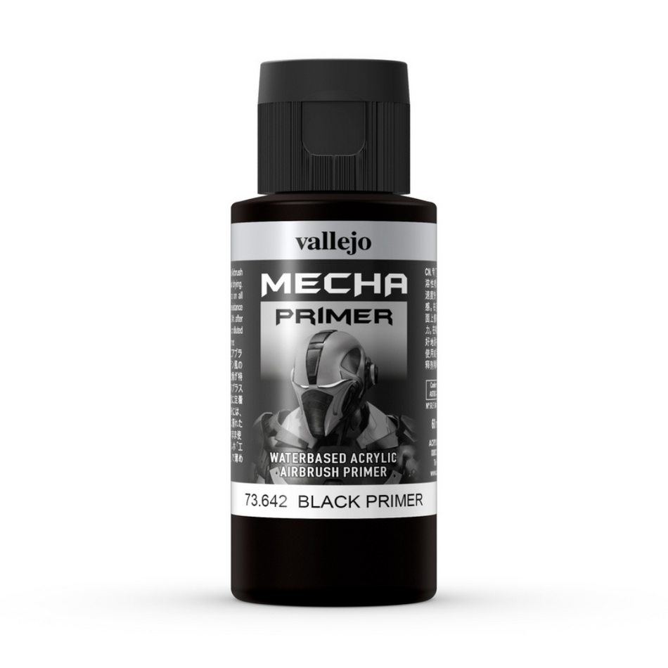 Vallejo Mecha Colour - Black Primer 60ml Vallejo Mecha Colour Vallejo Default Title  