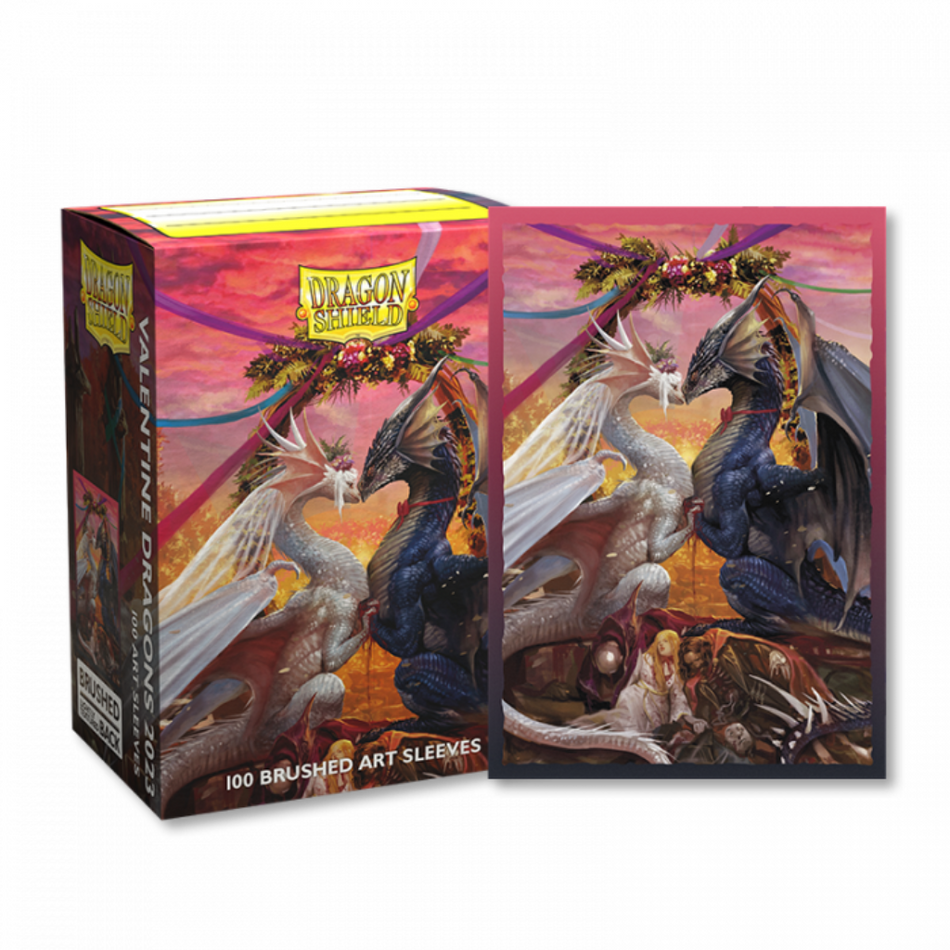 Dragon Shield Brushed Art - Valentines Dragon 2023 Card Sleeves Dragon Shield   