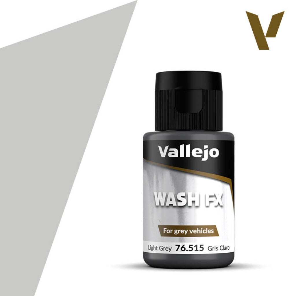 Vallejo Model Wash Light Grey 35ml bottle Vallejo Model Wash Vallejo Default Title  