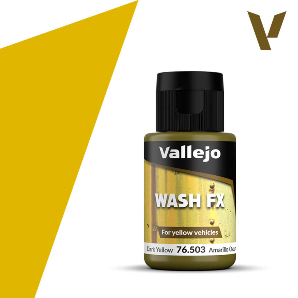 Vallejo Model Wash Dark Yellow 35ml bottle Vallejo Model Wash Vallejo Default Title  