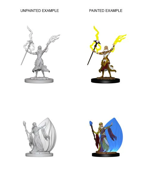 D&D Nolzurs Marvelous Unpainted Miniatures Elf Female Wizard Dungeons & Dragons WizKids   