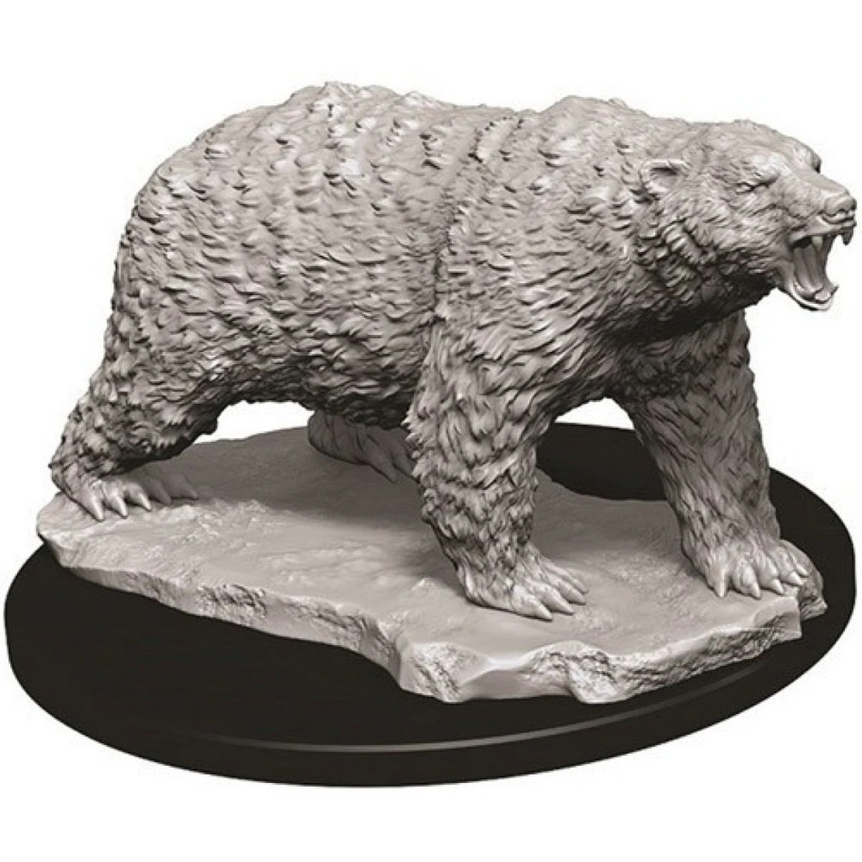 WizKids Deep Cuts Unpainted Miniatures Polar Bear Dungeons & Dragons WizKids   