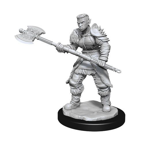 D&D Nolzurs Marvelous Unpainted Miniatures Orc Female Barbarian Dungeons & Dragons WizKids   