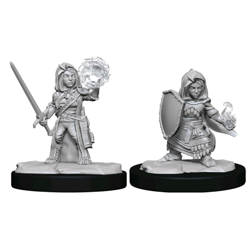 Pathfinder Deepcuts Unpainted Miniatures Halfling Cleric Female Dungeons & Dragons WizKids   