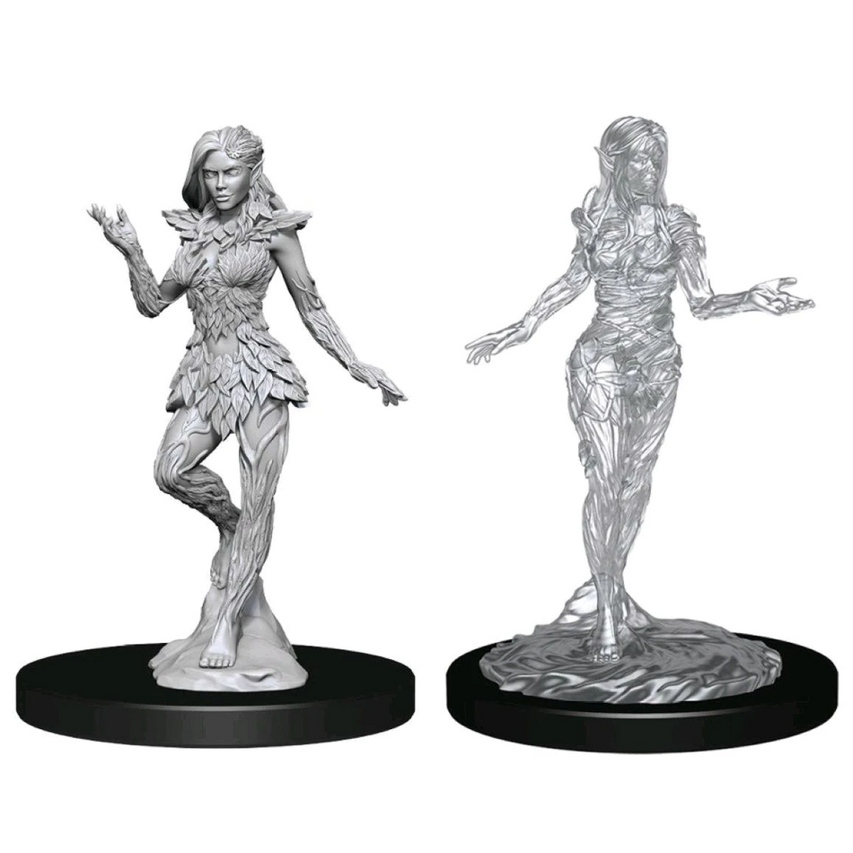 Pathfinder Deepcuts Unpainted Miniatures Nymph & Dryad Dungeons & Dragons WizKids   