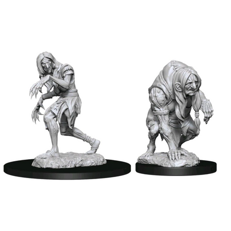 Pathfinder Deepcuts Unpainted Miniatures Annis Hag & Green Hag Dungeons & Dragons WizKids   