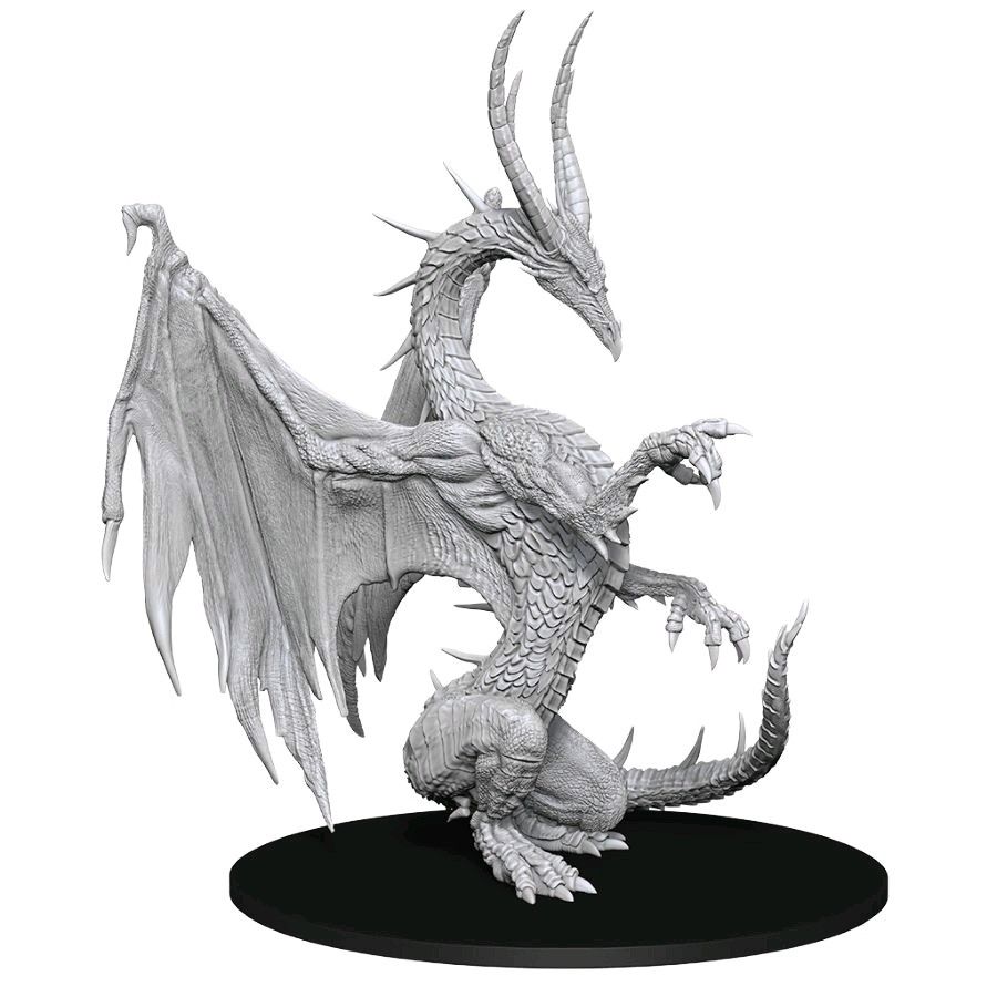 Pathfinder Deepcuts Unpainted Miniatures Blue Dragon Dungeons & Dragons WizKids   