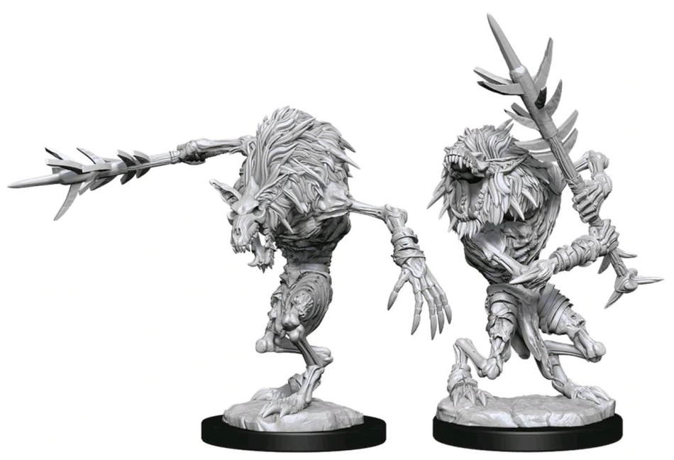 D&D Nolzurs Marvelous Unpainted Miniatures Gnoll Witherlings Dungeons & Dragons WizKids   