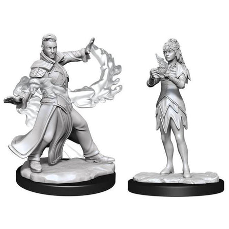 Magic the Gathering Unpainted Miniatures Killian & Dina (2) Dungeons & Dragons WizKids   