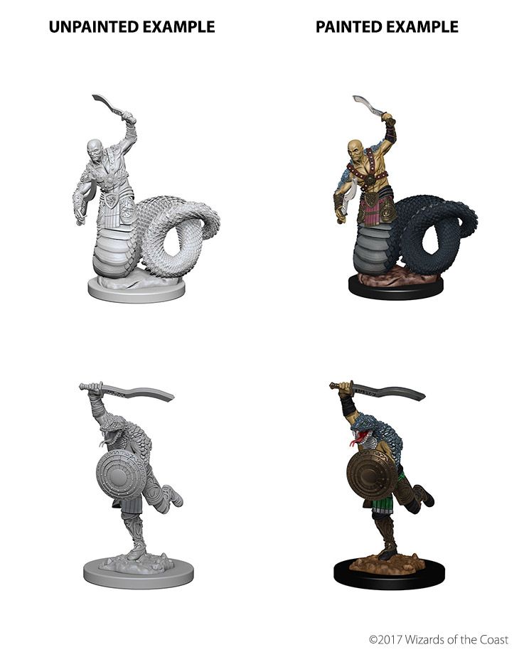 D&D Nolzurs Marvelous Unpainted Miniatures Yuan-Ti Malisons Dungeons & Dragons WizKids   