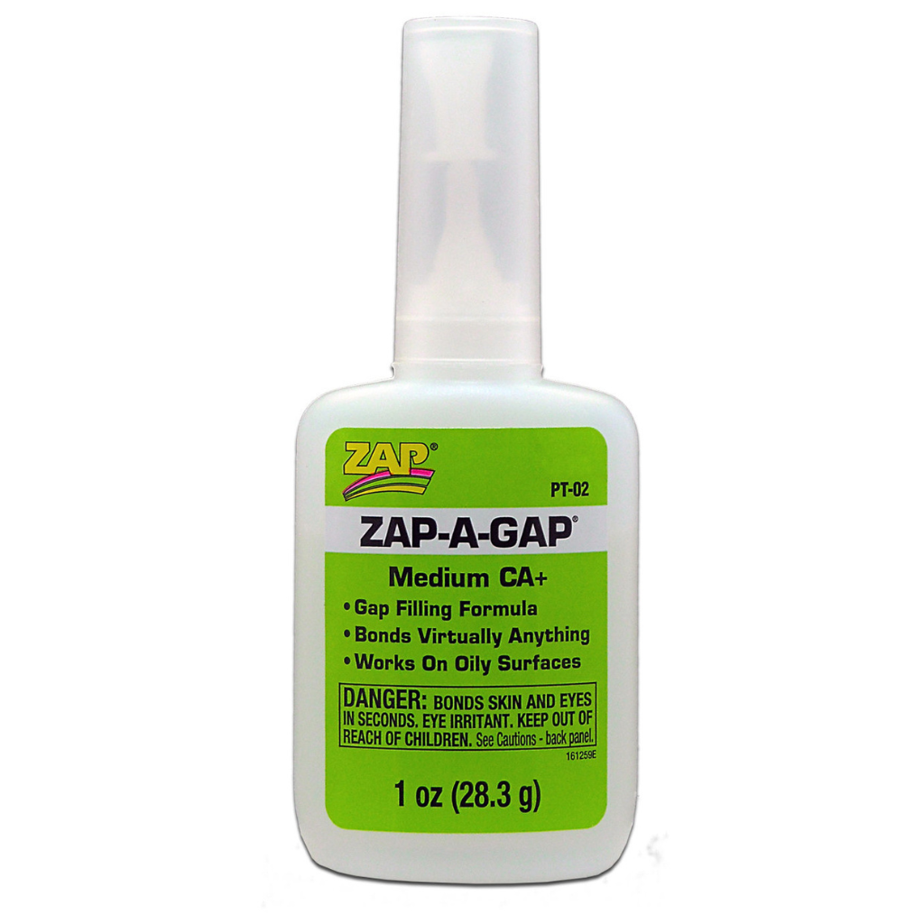 Zap-A-Gap CA+ Medium Cyanoacrylate (Green) 1oz/28.3g Tools & Materials Zap Default Title  