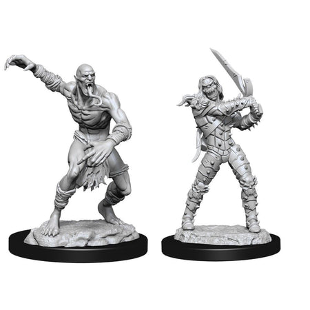 D&D Nolzurs Marvelous Unpainted Miniatures Wight and Ghast Dungeons & Dragons WizKids   