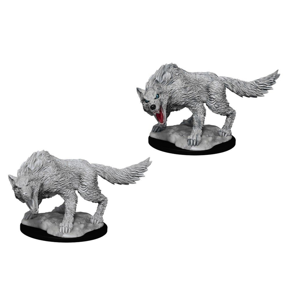 D&D Nolzurs Marvelous Unpainted Miniatures Winter Wolf Dungeons & Dragons WizKids   