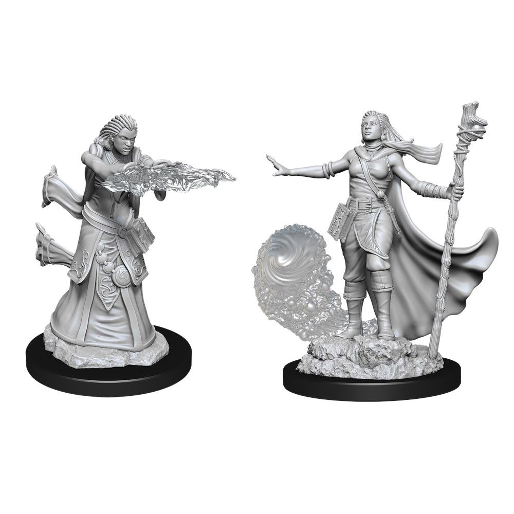 D&D Nolzurs Marvelous Unpainted Miniatures Female Human Wizard Dungeons & Dragons WizKids   