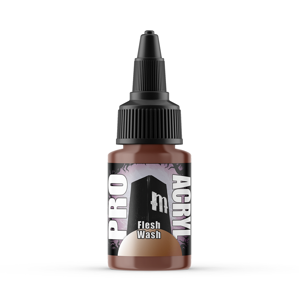 MPA-202 Monument Pro Acryl Washes - Flesh Wash 22ml Monument Pro Acryl Paints Monument Hobbies   