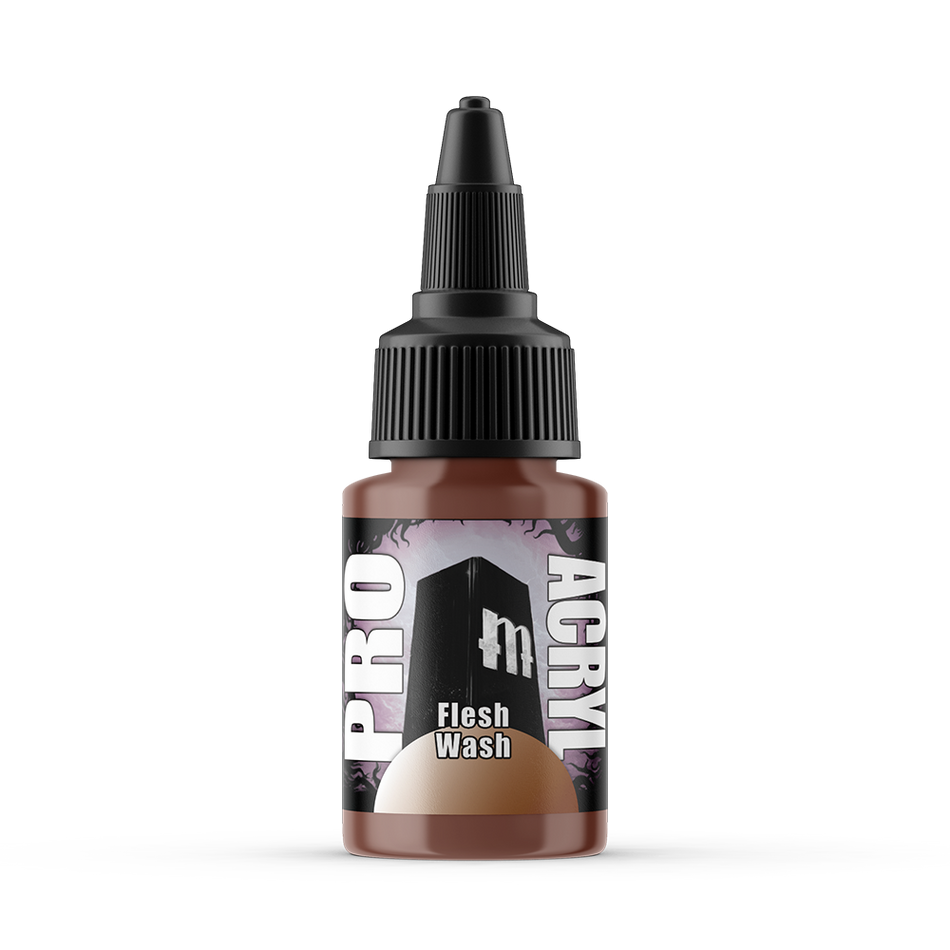 MPA-202 Monument Pro Acryl Washes - Flesh Wash 22ml Monument Pro Acryl Paints Monument Hobbies   