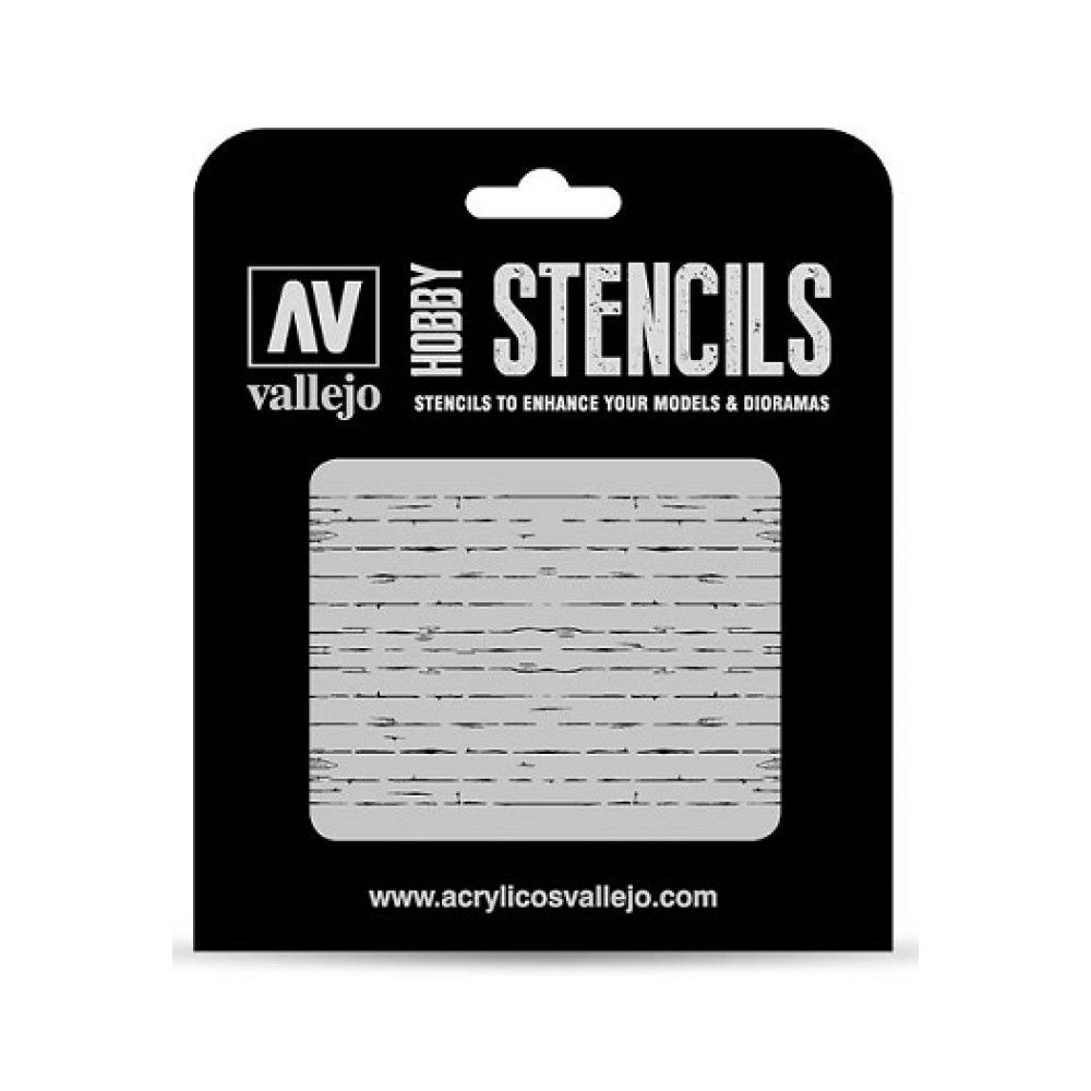 Vallejo Stencils - Texture Effects - Wood Texture Num. 1 Vallejo Stencils Vallejo   