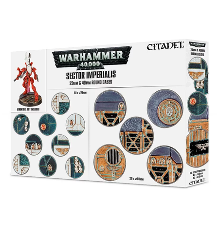 Sector Imperialis 25 & 40mm Round Bases Games Workshop Terrain Games Workshop   