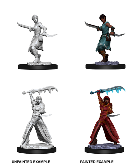 D&D Nolzurs Marvelous Unpainted Miniatures Female Human Rogue Dungeons & Dragons WizKids   