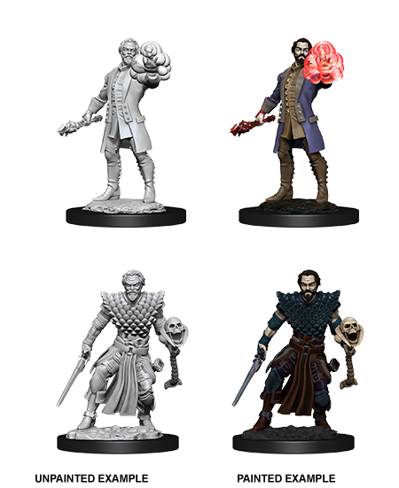 D&D Nolzurs Marvelous Unpainted Miniatures Male Human Warlock Dungeons & Dragons WizKids   