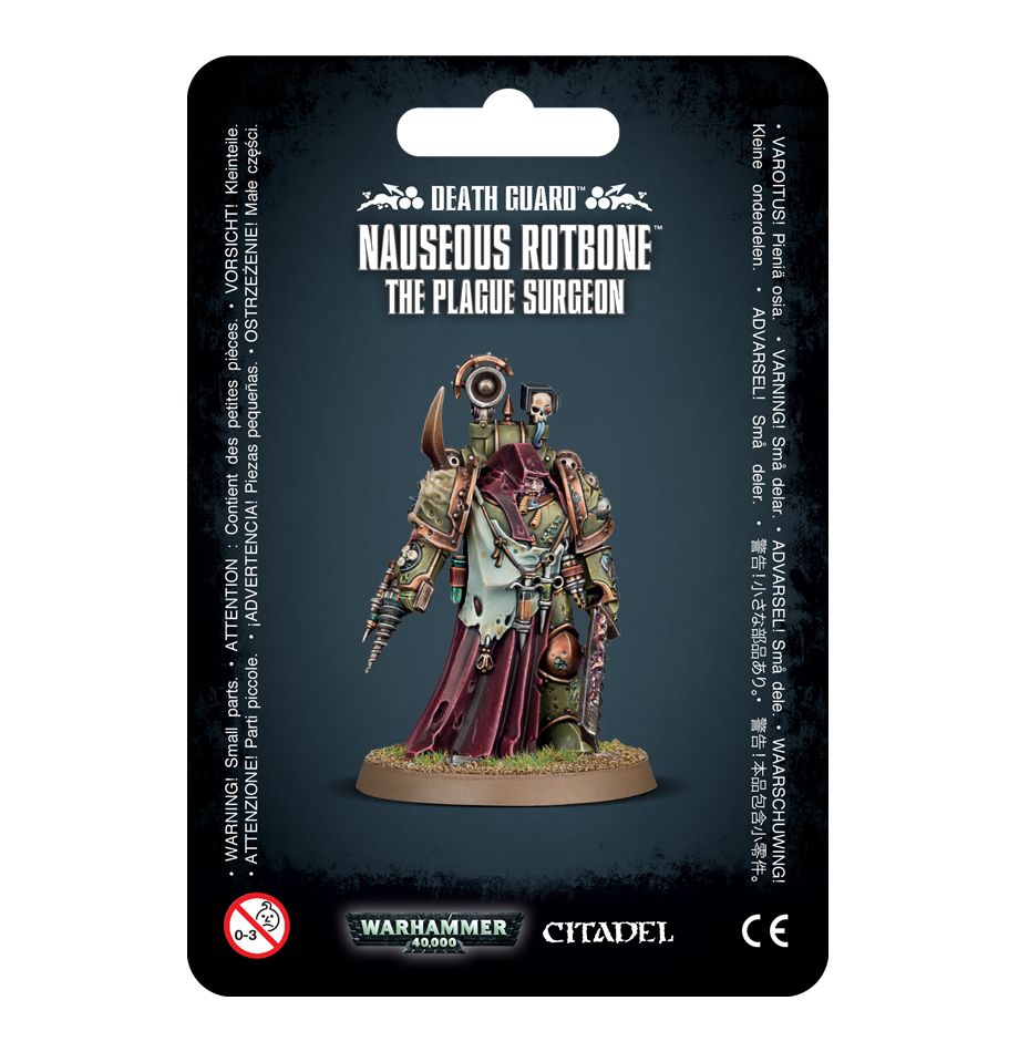 Nauseous Rotbone, the Plague Surgeon Death Guard Games Workshop   