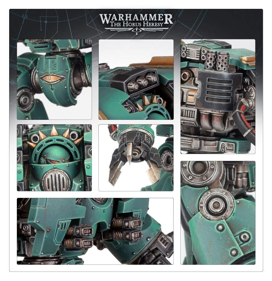 Legiones Astartes Leviathan Siege Dreadnought with Claw & Drill Weapons The Horus Heresy Games Workshop   