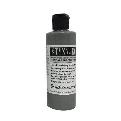 Badger Stynylrez - Acrylic Airbrush Primer - 120ml Gray Badger Paint Badger Airbrush   