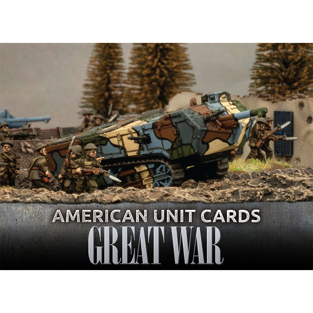 Great War - American Unit Cards Great War BattleFront   