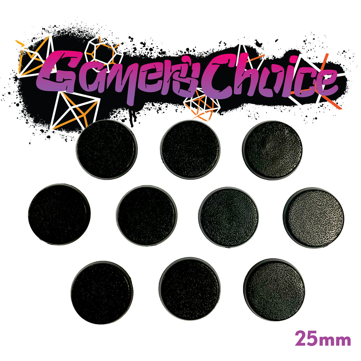 Gamers Choice Bases 25mm x 10 OzHobbies Bases Gamers Choice   