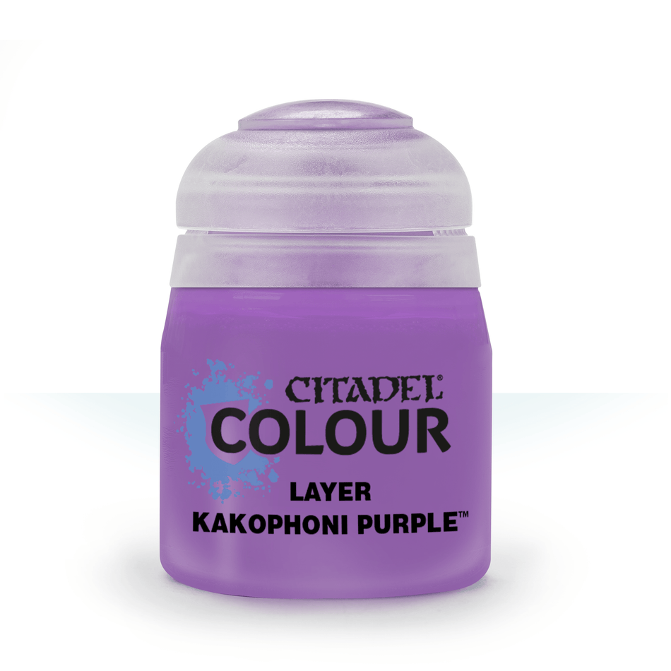 Citadel Layer: Kakophoni Purple Citadel Layer Games Workshop Paints   