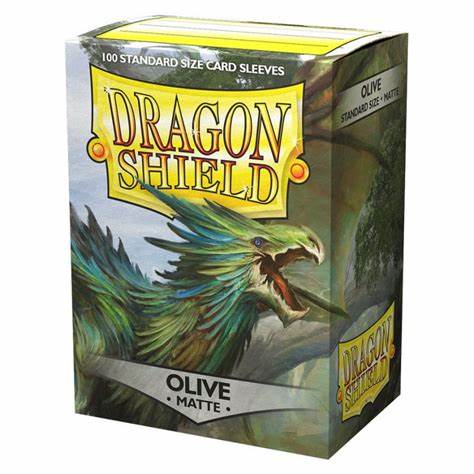 Dragon Shield Matte Sleeves - Olive Card Sleeves Dragon Shield   