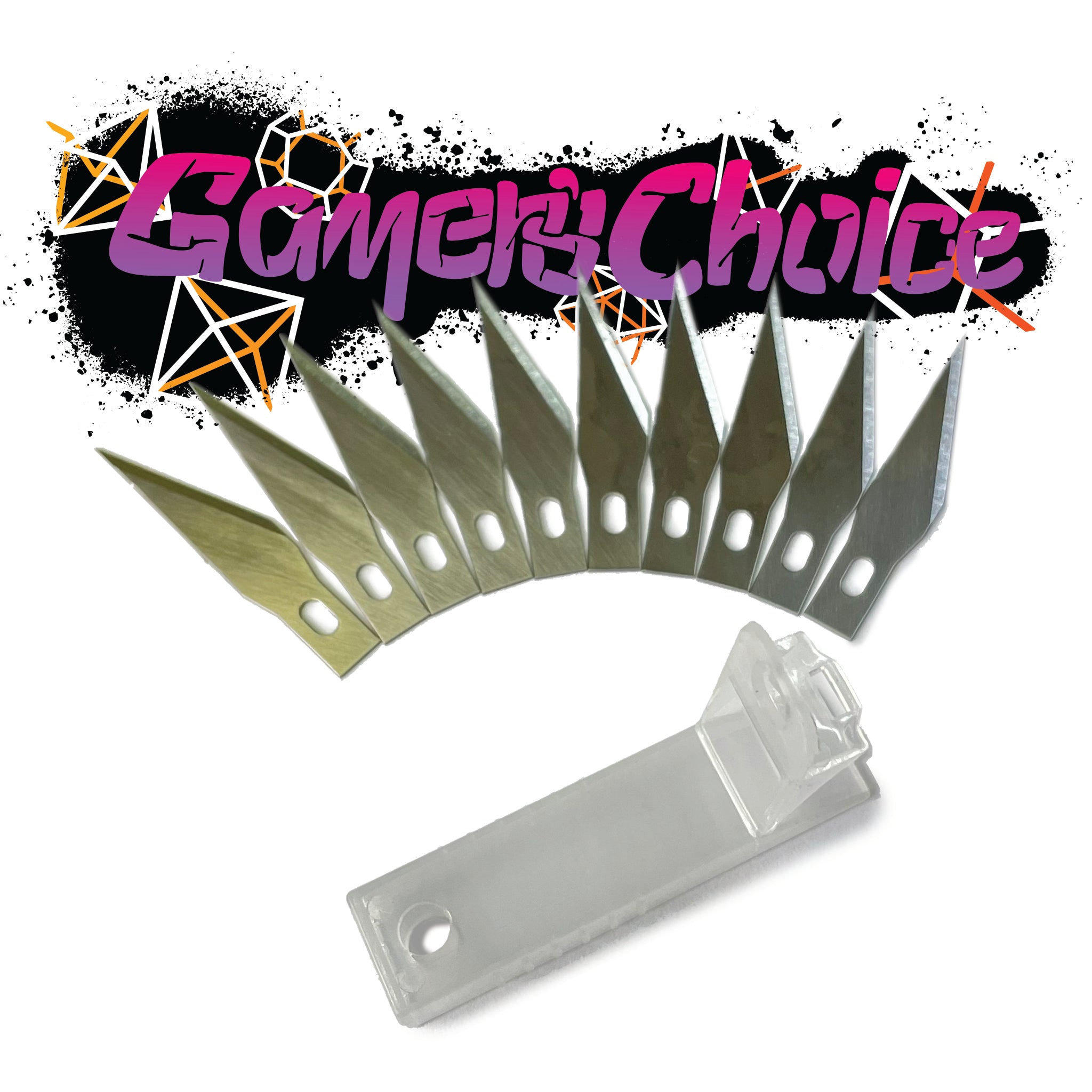 Gamers Choice 10 Pack Replacement Blades Airbrush Accessories Gamers Choice   