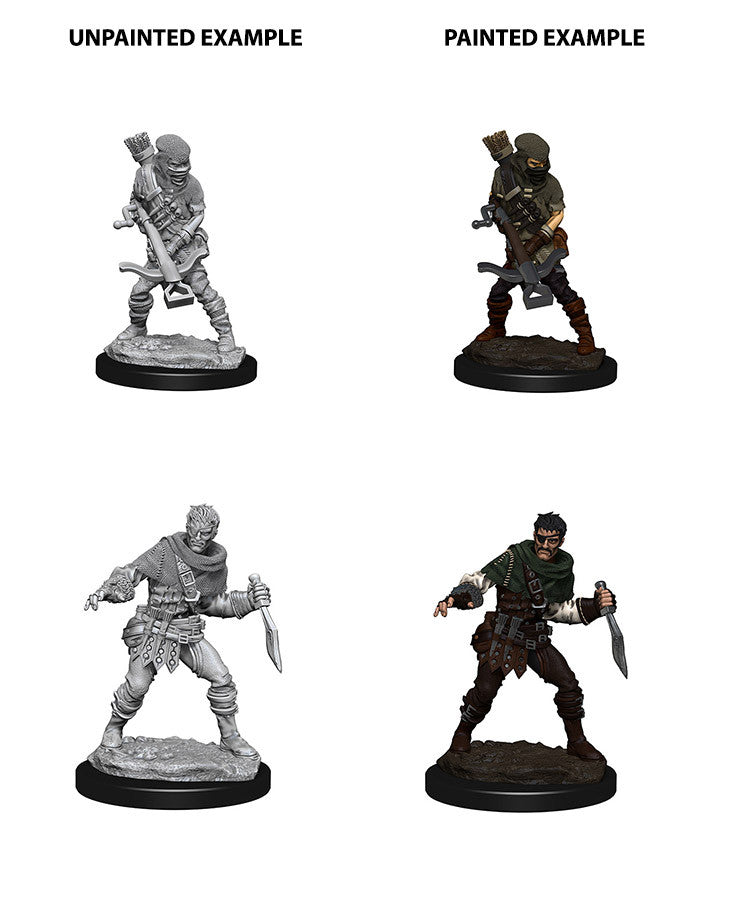 WizKids Deep Cuts Unpainted Miniatures Bandits Dungeons & Dragons WizKids   