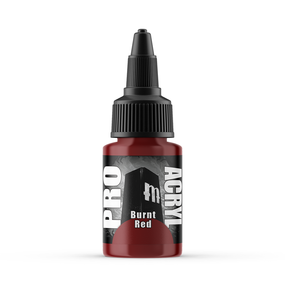 MPA-008 Monument Pro Acryl - Burnt Red 22ml Monument Pro Acryl Paints Monument Hobbies   