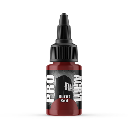 MPA-008 Monument Pro Acryl - Burnt Red 22ml Monument Pro Acryl Paints Monument Hobbies   