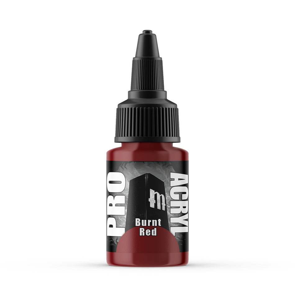 MPA-008 Monument Pro Acryl - Burnt Red 22ml Monument Pro Acryl Paints Monument Hobbies   