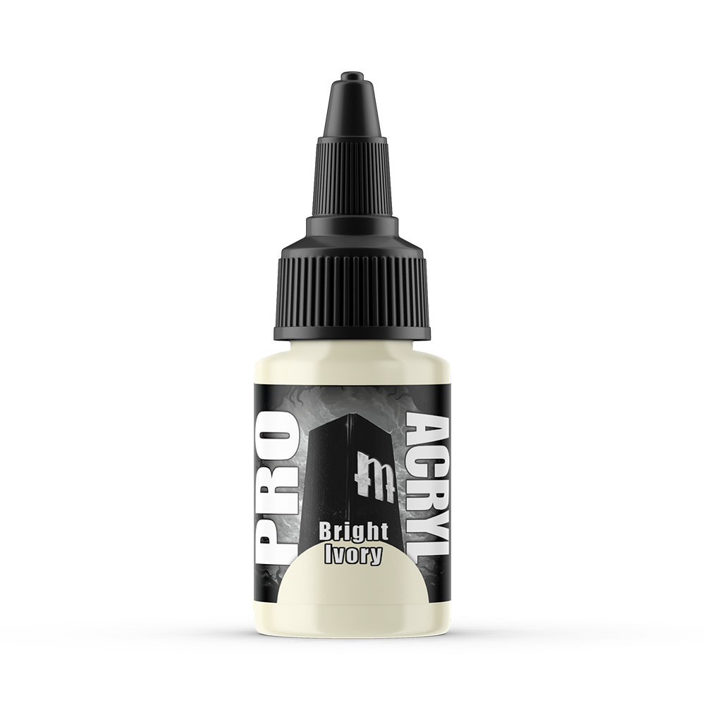 MPA-022 Monument Pro Acryl - Bright Ivory 22ml Monument Pro Acryl Paints Monument Hobbies   