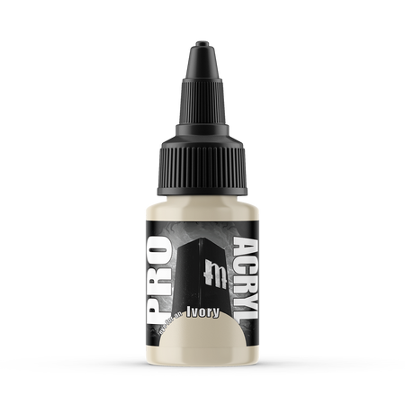 MPA-023 Monument Pro Acryl - Ivory 22ml Monument Pro Acryl Paints Monument Hobbies   