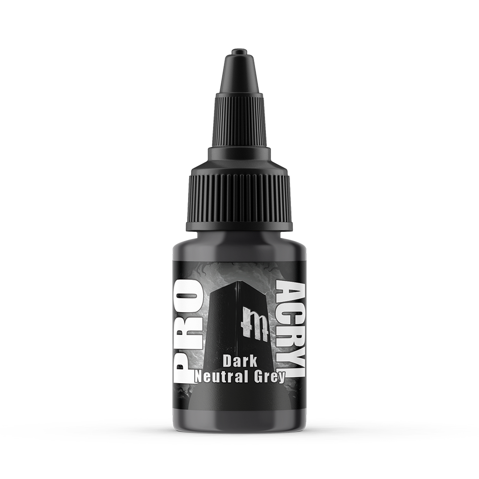 MPA-044 Monument Pro Acryl - Dark Neutral Grey 22ml Monument Pro Acryl Paints Monument Hobbies   