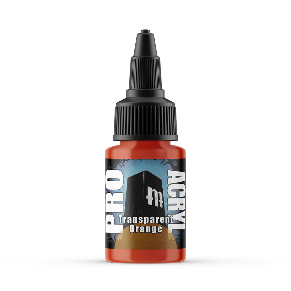 MPA-050 Monument Pro Acryl - Transparent Orange 22ml Monument Pro Acryl Paints Monument Hobbies   